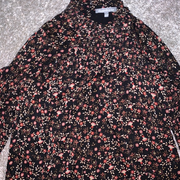 Daniel Rainn Womens Floral Blouse - Picture 4 of 6